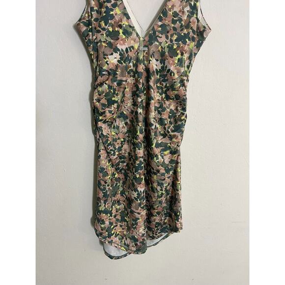 Prana S Dress Pearl Isa Stretch V Neck Shelf Bra Sleeveless Knee Length Stretch - Picture 10 of 10